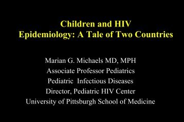 PEDIATRIC HIV - Internal Medicine