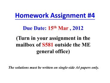 Homework Assignment #3