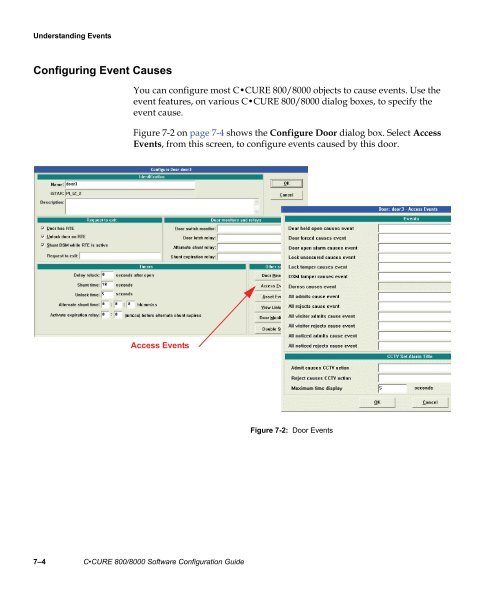 Câ¢CURE 800/8000 Software Configuration Guide - Tyco Security ...