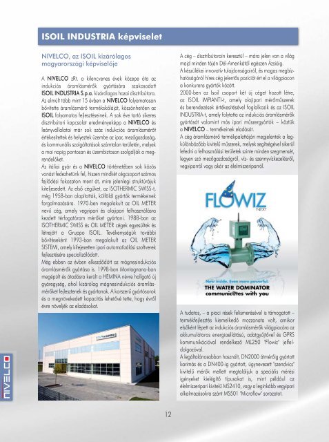 Nivelco magazin 2012/1 - Nivelco Process Control Co., Inc.