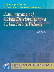 Administration of Urban Development and Urban Service Delivery ...