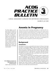 ACOG Practice Bulletin No. 95: Anemia in Pregnancy