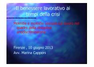 Slides Avv. Marina Capponi - Fondazione Forense Firenze