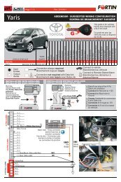 EVO-CAN & Toyota Yaris - Fortin Electronic Systems