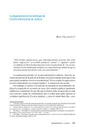 La aquiescencia en los arbitrajes de la Corte ... - lima arbitration