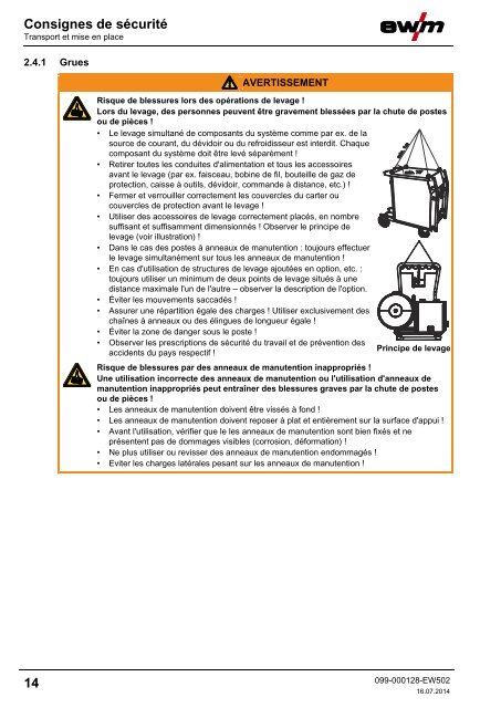 Manuel d'utilisation - EWM Hightec Welding GmbH