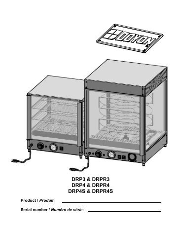 Manuels - Doyon Baking Equipment Inc