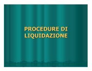 PROCEDURE DI LIQUIDAZIONE - Tribunale di Varese