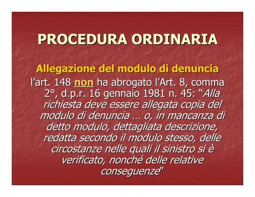 PROCEDURE DI LIQUIDAZIONE - Tribunale di Varese