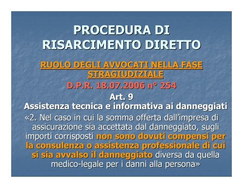 PROCEDURE DI LIQUIDAZIONE - Tribunale di Varese