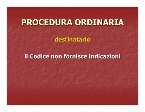 PROCEDURE DI LIQUIDAZIONE - Tribunale di Varese