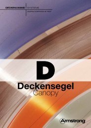 Die Deckensegelbroschüre - ARMSTRONG - Atelier