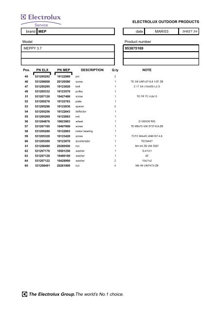 IPL, Mep, MEPPY3.7, 9538751-69, 3.7HP, 2003