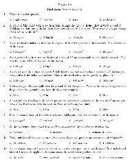 Physics 112 Final Exam Review - Mult Ch. 1. Which is a scalar ...