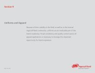 Uniforms and Apparel Section 9 - Ingersoll Rand