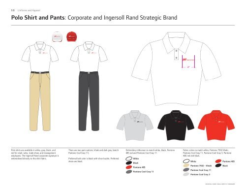 Uniforms and Apparel Section 9 - Ingersoll Rand