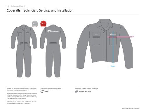 Uniforms and Apparel Section 9 - Ingersoll Rand