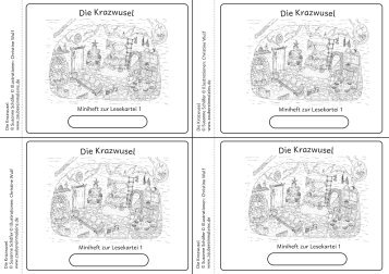 Die Krazwusel Die Krazwusel Die Krazwusel ... - Zaubereinmaleins