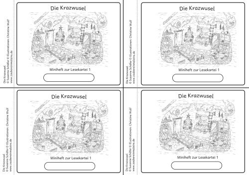 Die Krazwusel Die Krazwusel Die Krazwusel ... - Zaubereinmaleins