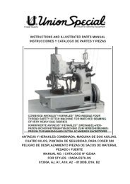 instructions and illustrated parts manual instrucciones y catalogo de ...