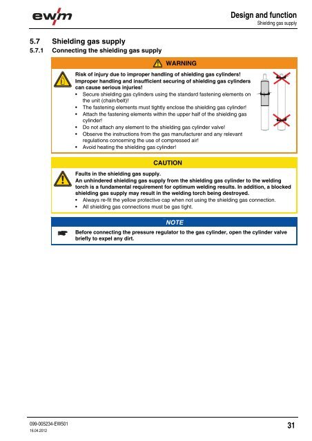 Operating instructions - EWM Hightec Welding GmbH