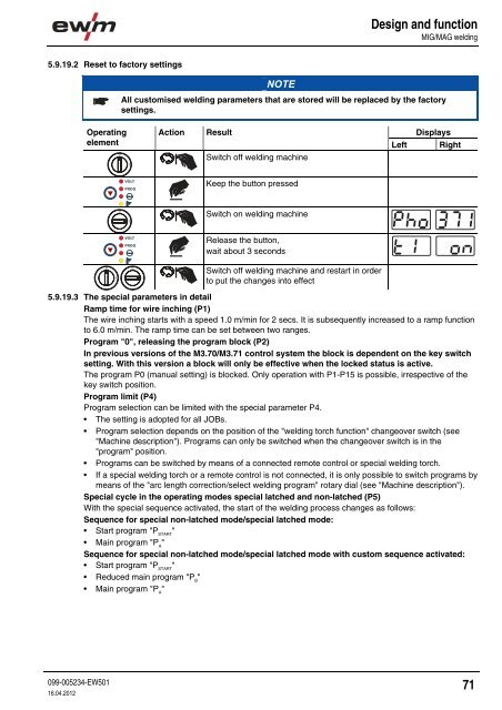 Operating instructions - EWM Hightec Welding GmbH