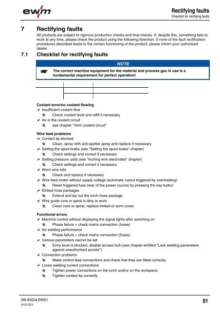 Operating instructions - EWM Hightec Welding GmbH