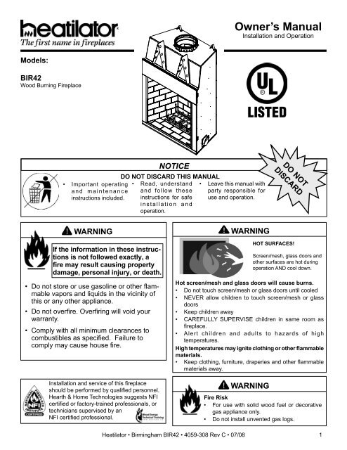 What Kind of Insulation to Use Around My Heatilator Gas Fireplace?