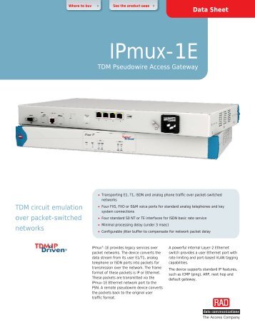 IPmux-1E