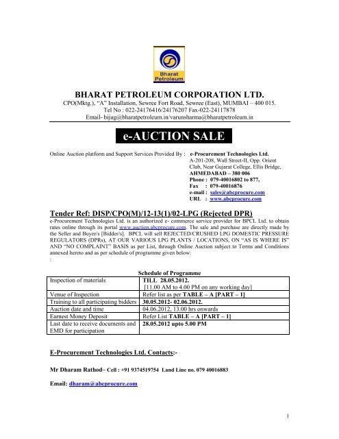 T000003628_FileName_02-LPG _rejected_dpr ... - Bharat Petroleum