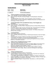 tentative schedule 2006 annual meeting - American Society for ...