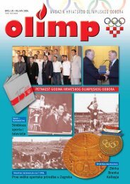 magazin hrvatskog olimpijskog odbora - Hrvatski Olimpijski Odbor