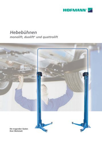 Hebebühnen monolift, duolift® und quattrolift - Auto Service Praxis