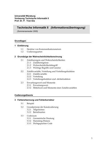 Gliederung - Universität Würzburg