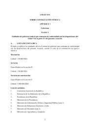 Anexo XVI: sobre ContrataciÃ³n PÃºblica - Ministerio de EconomÃ­a