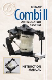 DENAR D5A Fully Adjustable Dental Articulator from Whip Mix