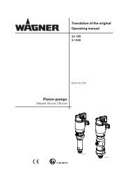Piston-pumps - WAGNER-Group
