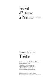 ThÃ©Ã¢tre du Radeau OnziÃ¨me - Festival d'automne Ã  Paris