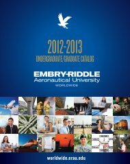 undergraduate/graduate catalog - Worldwide - Embry-Riddle ...