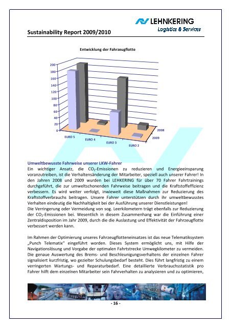 Sustainability Report 2009/2010 - Lehnkering