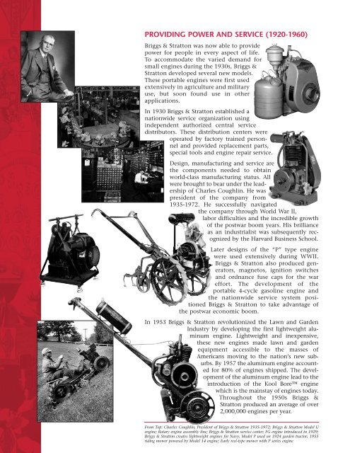 The History - Briggs & Stratton