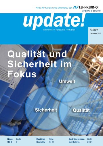 Qualität und Sicherheit im Fokus update! - Lehnkering