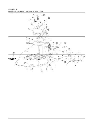 IB-55095 B GEHÃUSE - EINSTELLEN DER SCHNITTÃHE - ratioparts