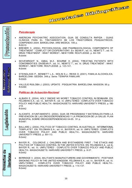 1 Su elaboración en formato electrónico, iniciada en julio de 2002 ...