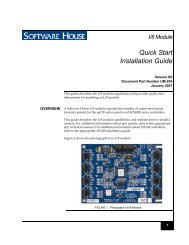 I/8 Module Quick Start Installation Guide - Tyco Security Products