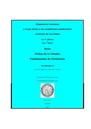 Serie Fichas de la CÃ¡tedra Fundamentos de Prehistoria