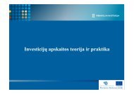 Investicijų apskaitos teorija ir praktika - Finansų ministerija