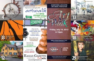 ArtWalk Schedule of Events - Destination Downtown Lancaster