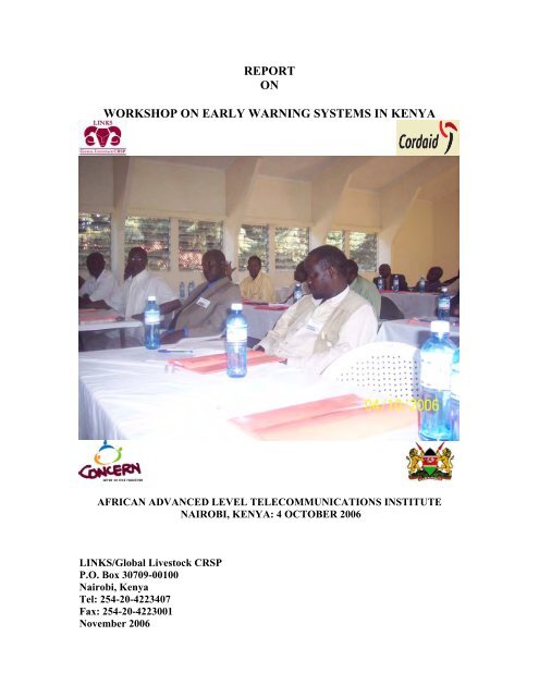 Workshop on Early Warning Systems in Kenya - Disaster risk reduction