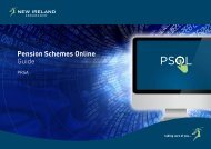 Pension Schemes Online Guide - New Ireland Assurance